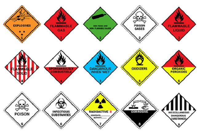انواع مواد شیمیایی خطرناک