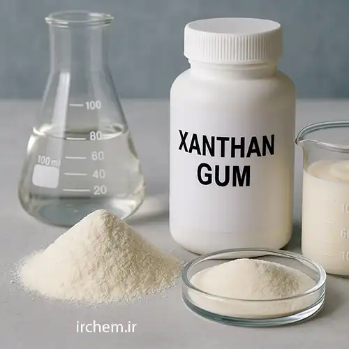 نحوه استفاده از صمغ زانتان