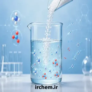 انحلال آمونیوم نیترات در آب
