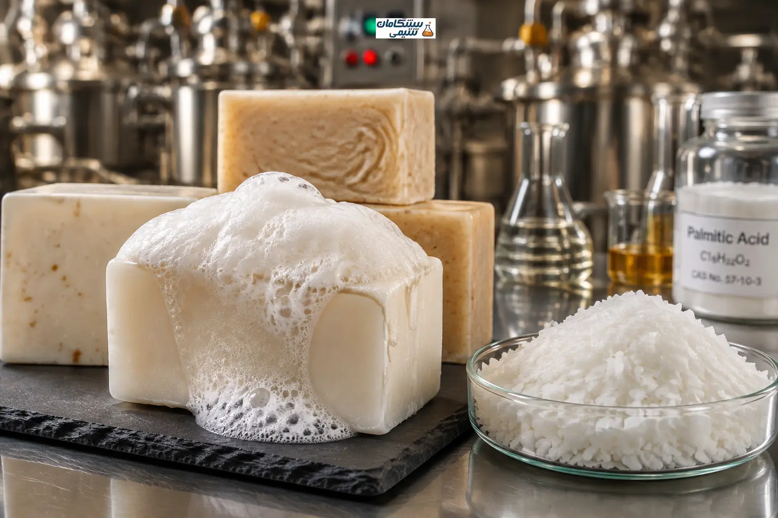 کاربردهای کلیدی اسید پالمیتیک در صنایع آرایشی، مراقبت شخصی و صابون‌سازی